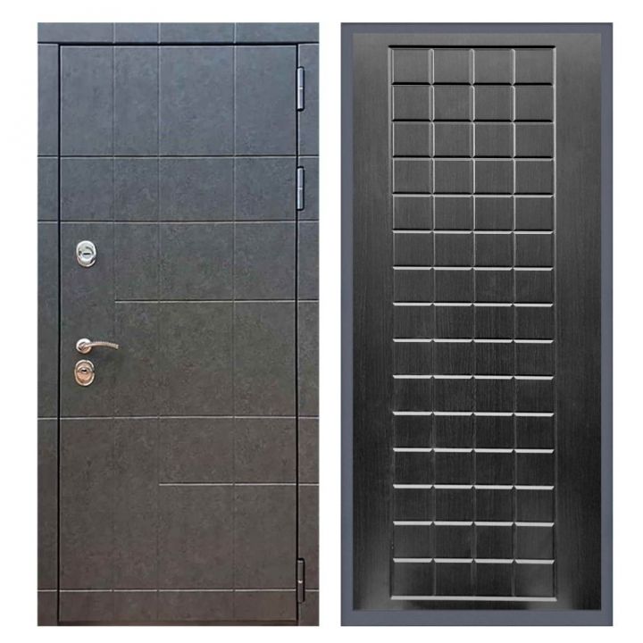 Дверь входная Great Doors Х21 Штукатурка Графит ФЛ-256 Венге