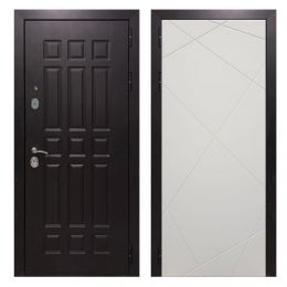 Дверь входная металлическая Great Doors Х8 Венге ФЛ-291 Софт Шампань
