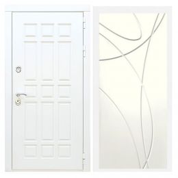 Дверь входная Great Doors Х8 Белая Шагрень ФЛ-247 Белый Ясень
