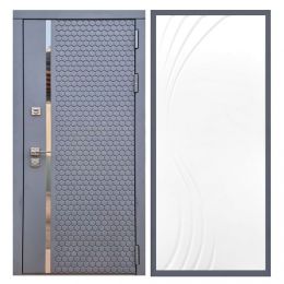 Дверь входная Great Doors Х24 Силк Титан ФЛ-255 Белый Софт