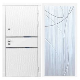 Дверь входная Great Doors Х15 Белый Софт ФЛ-247 Сандал Светлый