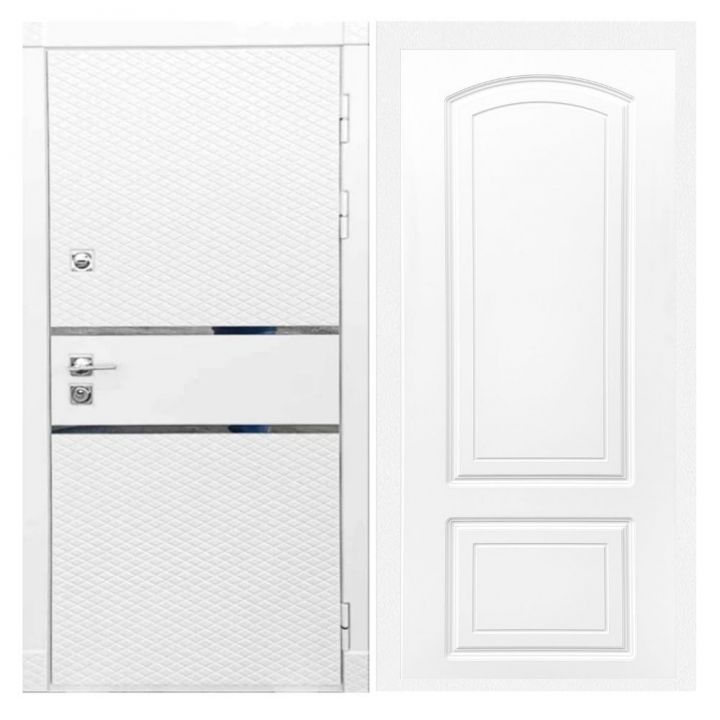 Дверь входная Great Doors Х15 Белый Софт ФЛ-138 Белый Софт