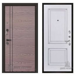 Дверь входная Двери Регионов LIBERTY V2 Багет 32 Эмаль Белая