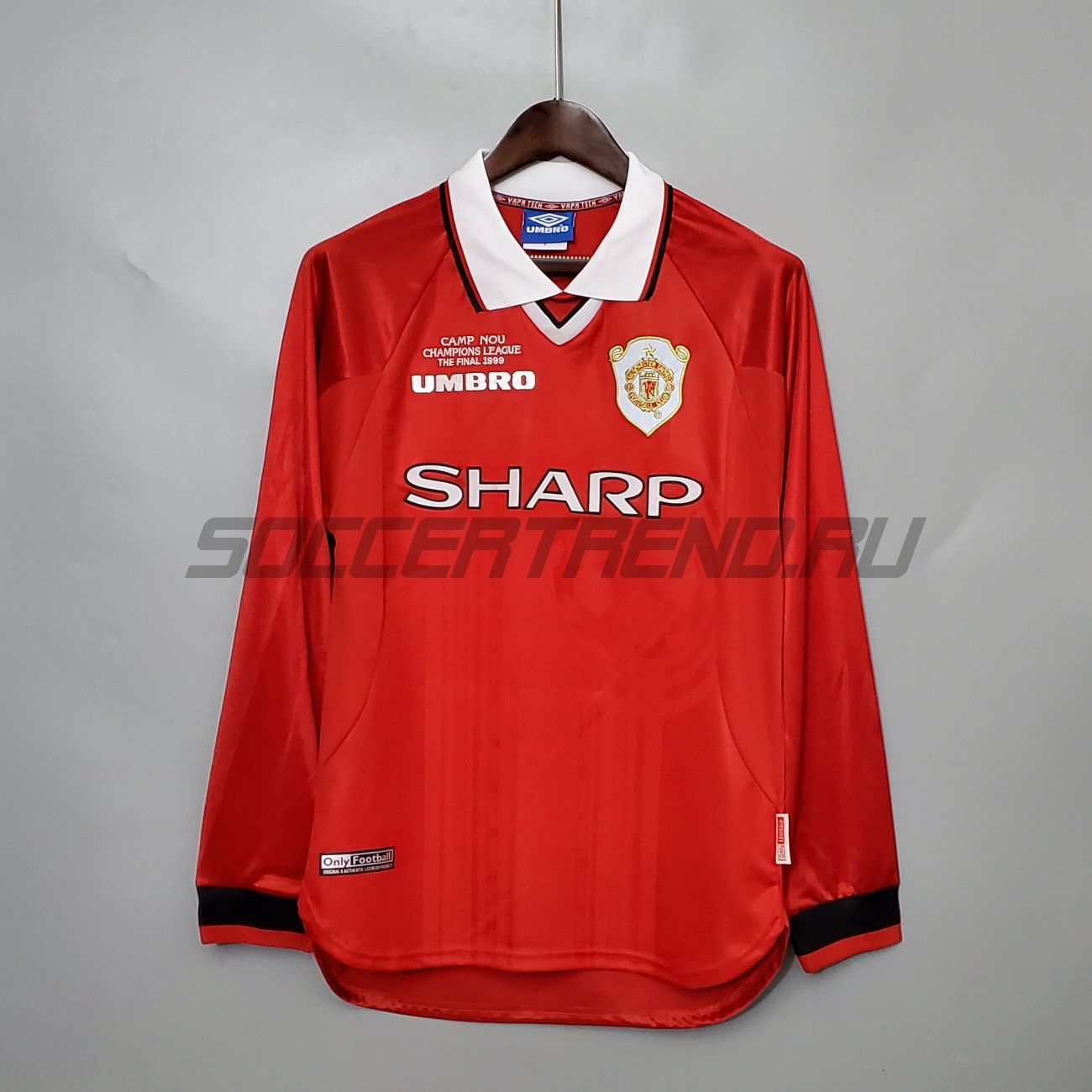 Домашняя форма (финал Лиги Чемпионов/длинный рукав) Manchester United 99/00