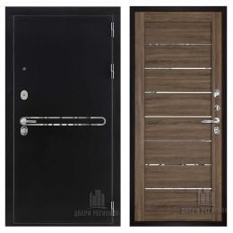 Дверь входная Двери Регионов Президент S1Z 2125 Серый Велюр