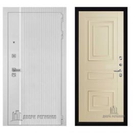 Дверь входная Двери Регионов Президент Лайн Белый Матовый Флоренция 62001 Серена Керамик