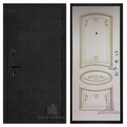 Дверь входная Двери Регионов QUATRO Багет 3 Эмаль Слоновая кость