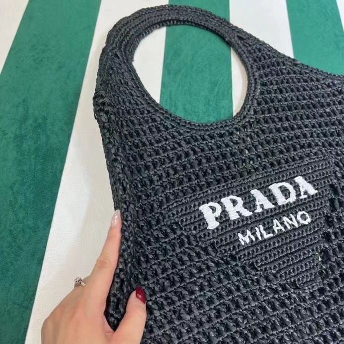 Prada Raffia Tote bag 51x45 cm