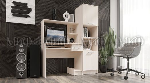 Стол компьютерный №3 Сандал светлый