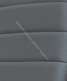 Стул "F-261-3"  Серый кожзам/Хром