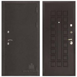 Дверь входная Двери Регионов Термо 3 Антик Темное Серебро Стандарт Венге