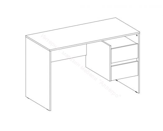 Стол компьютерный угловой №9 Белый, Дуб Сонома