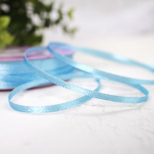 Лента атласная 3 мм, небесно-голубой, 10 м
