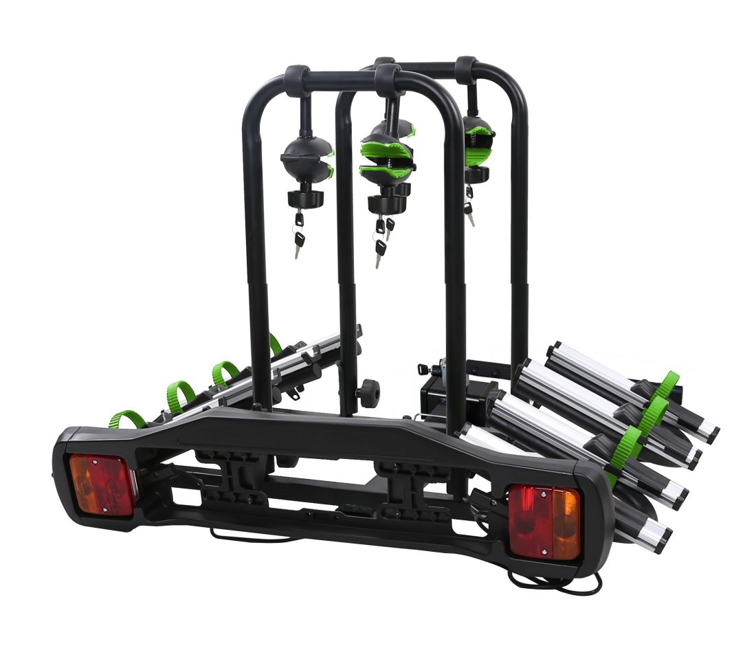 Велоплатформа WellTour-4 на фаркоп для 4 велосипедов
