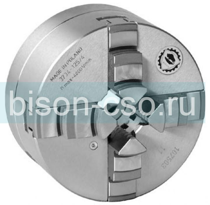 Патрон токарный 3734-125-4 Bison-Bial (Польша)