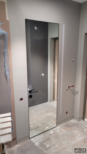Комплект скрытой двери Pro Design Glass зеркало наружного открывания