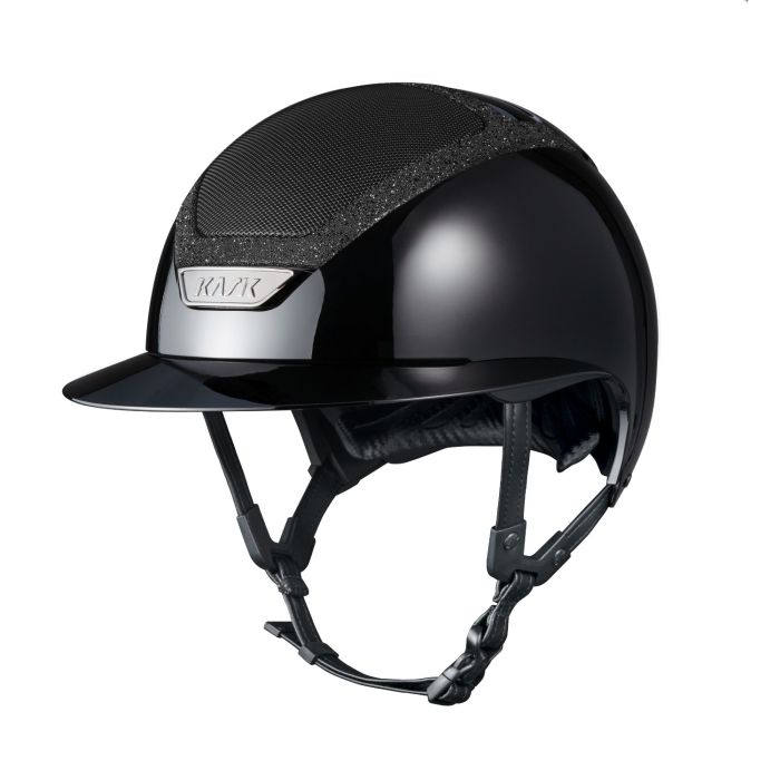 Шлем (жокейка) Kask Star Lady Pure Shine 2.0 Crystals Frame Black