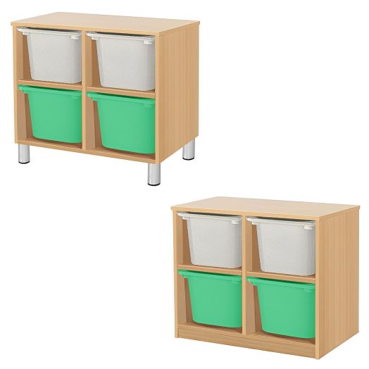 РКСВСХ-2/51 Стеллажная выдвижная система хранения (670х400х600мм)