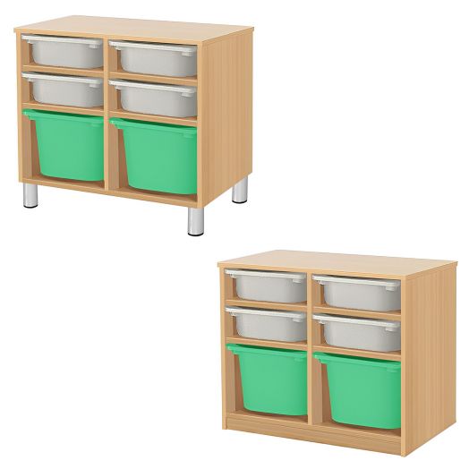 РКСВСХ-2/50 Стеллажная выдвижная система хранения (670х400х700мм)