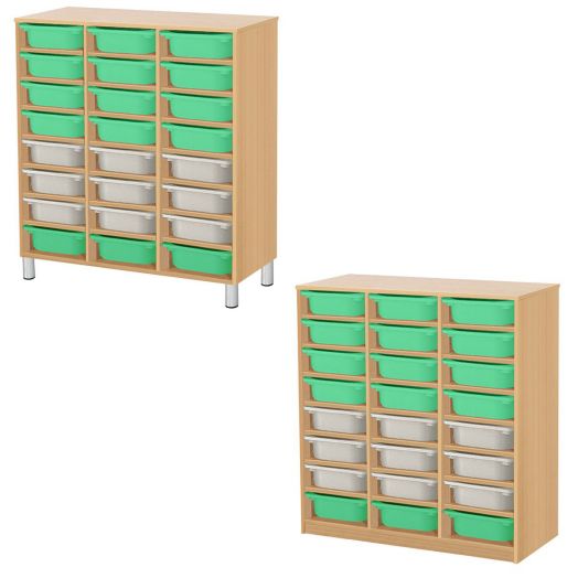 РКСВСХ-3/78 Стеллажная выдвижная система хранения (1000х400х1600мм)