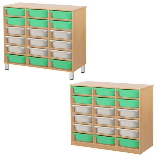 РКСВСХ-3/72 Стеллажная выдвижная система хранения (1000х400х1200мм)