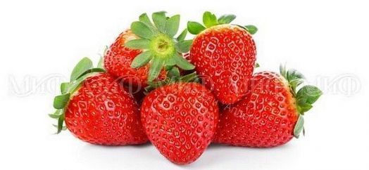 Стол обеденный овальный 1000*670 фотопечать Клубника