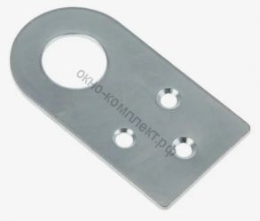 Проушина прямая 40*75, цинк