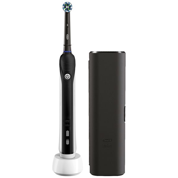 Электрическая зубная щетка Oral-B Pro 750 CrossAction, черный