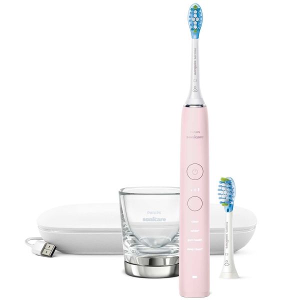 Звуковая зубная щетка Philips Sonicare DiamondClean 9000 HX9911/29, розовый