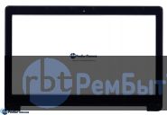 Сенсорное стекло (тачскрин)  Asus Transformer Book Flip TP500LA-1A черное с рамкой