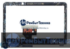 Сенсорное стекло (тачскрин)  HP ENVY Touchsmart 4 TCP14E53 V1.0 черный с рамкой