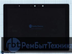 Модуль (Матрица, экран, дисплей + тачскрин)  Lenovo Miix 720-12IKB черный с рамкой