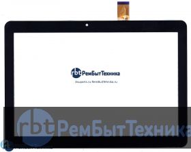 Сенсорное стекло (тачскрин) TurboPad 1016 4G черное