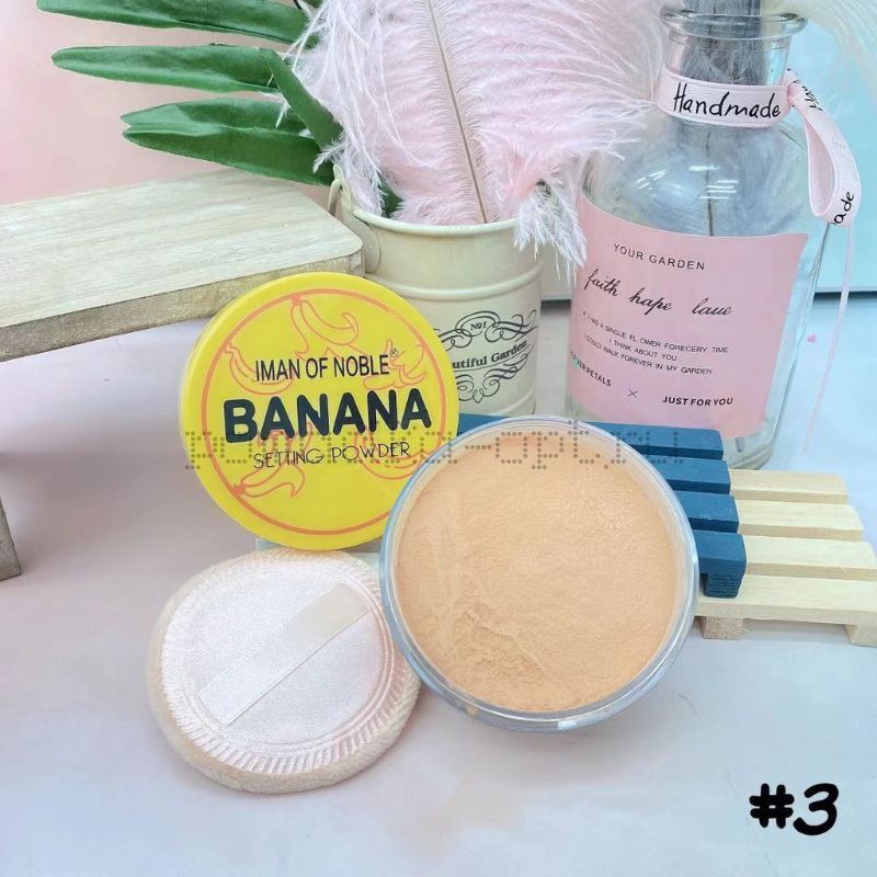 IMAN OF NOBLE Banana Setting Powder тон 3