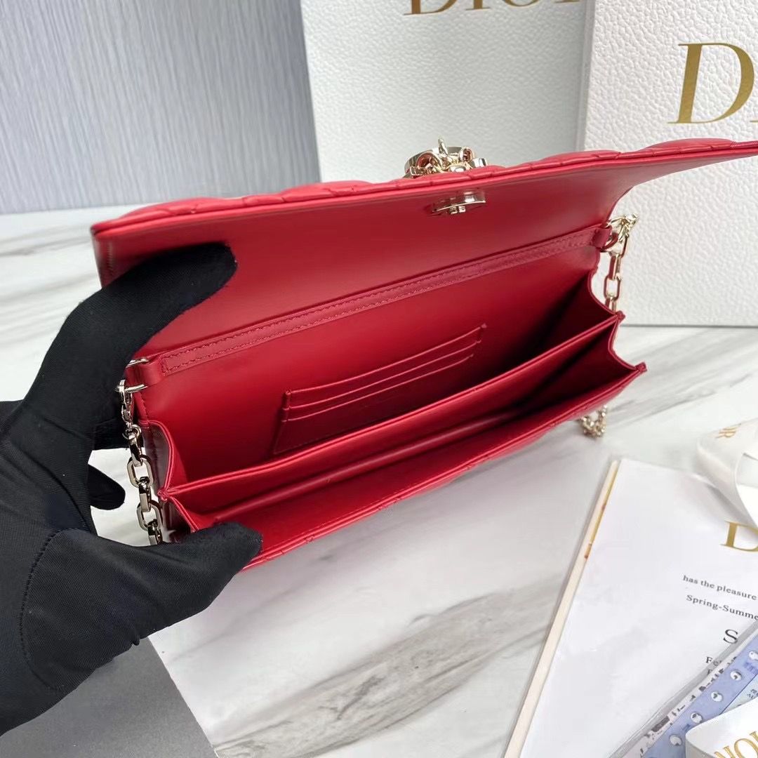 Lady Dior Phone Pouch 18,5x10x4 cm