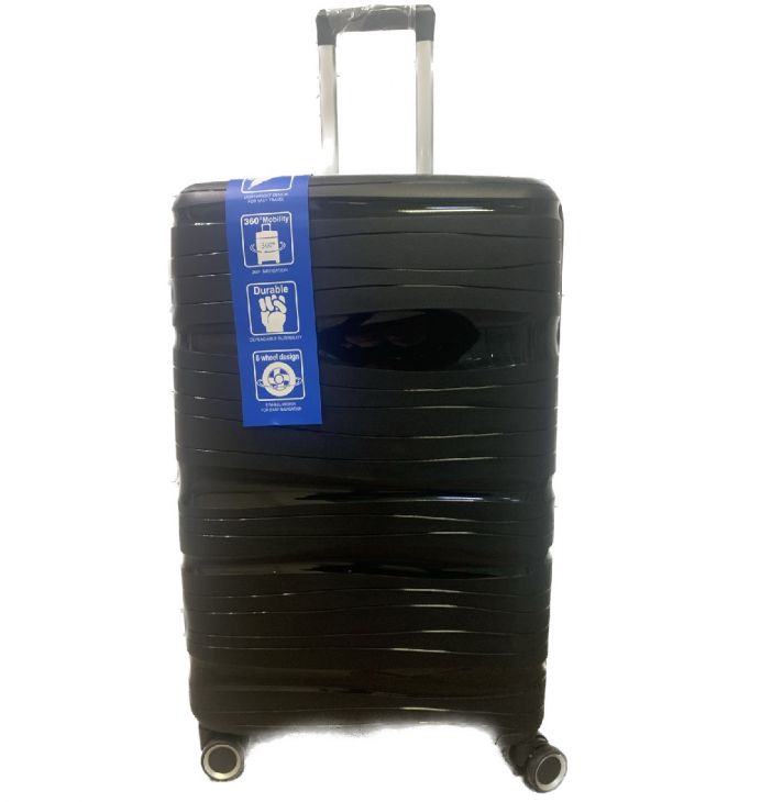 Чемодан Sweetbag 64х25х44 р.M с замком черный