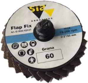Sia 2824 Siaflap лепестковый круг 50мм., P40 с креплением siafix, (упаковка 50 шт.)