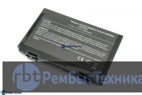 Аккумуляторная батарея для Asus K40, F82 (A32-F82) 11.1V 5200mAh OEM черная