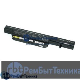 Аккумуляторная батарея для DNS Clevo W240 11.1V 4400mAh W240BAT-6 черная