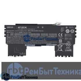 Аккумуляторная батарея для Acer Aspire S7-191 7.4V 3790mAh 28Wh AP12E3K