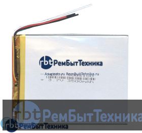 Аккумулятор Li-Pol (батарея) 3*85*100мм 3pin 3.7V/3500mAh