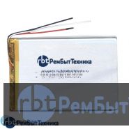 Аккумулятор Li-Pol (батарея) 3*75*110мм 3pin 3.7V/3600mAh