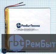 Аккумулятор Li-Pol (батарея) 3*100*105мм 2pin 3.7V/4000mAh