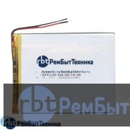 Аккумулятор Li-Pol (батарея) 3*80*100мм 2pin 3.7V/3000mAh