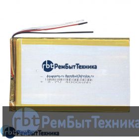 Аккумулятор Li-Pol (батарея) 3*73*130мм 3pin 3.7V/4000mAh