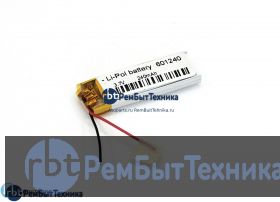 Аккумулятор Li-Pol (батарея) 6*12*40мм 2pin 3.7V/240mAh