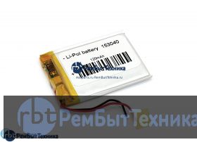 Аккумулятор Li-Pol (батарея) 2*30*40мм 2pin 3.7V/120mAh