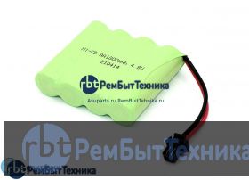 Аккумулятор для Ni-Cd 4.8V 1800 mAh AA Flatpack разъем SM