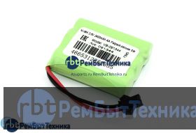 Аккумулятор для Ni-MH 3.6V 2400mAh AA Flatpack разъем SM