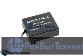 Аккумуляторная батарея для видеокамеры GoPro HD HERO4 (AHDBT-401) 3,7V 1150mAh